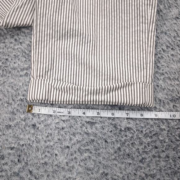 Brooks Brothers Pants Men 36x31 Brown White Chino Career Preppy Straight Striped - Picture 8 of 9